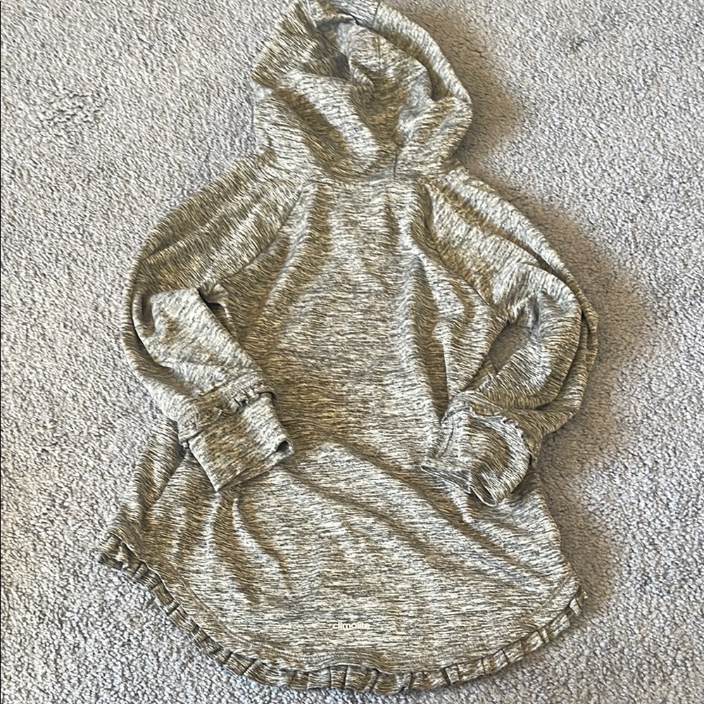 Adidas Gray and Pink Kids Climate Top - Picture 5 of 9